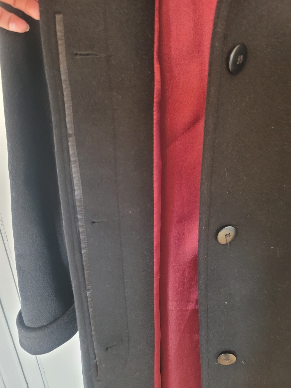 Vintage Liz Claiborne Long Wool Coat - Picture 6 of 7